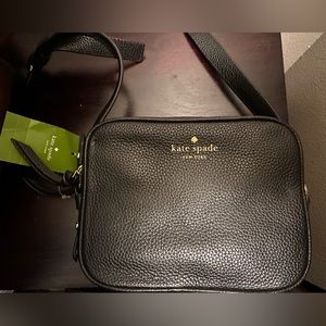 Kate Spade Black crossbody. Never used. Tags still attached.